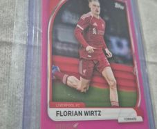 Liverpool Football Card Wirtz /250 Pink
