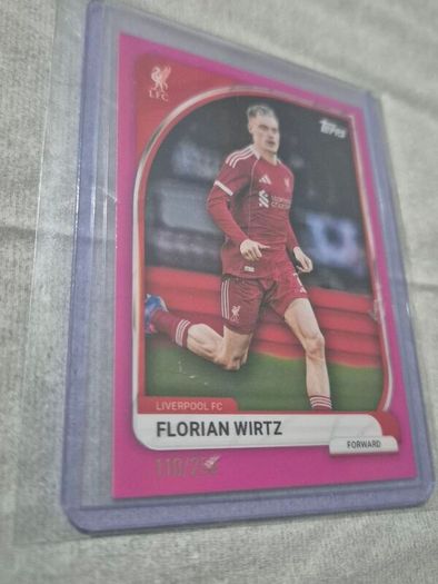 Liverpool Football Card Wirtz /250 Pink