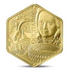 France 500 Euro Gold (.9999) Brilliant Uncirculated Coin 2026 - Occitanie - Collection of regions