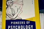 Pioneers of Psychology by Raymond E. Fancer and Alexandra Rutherford International Student Edition.