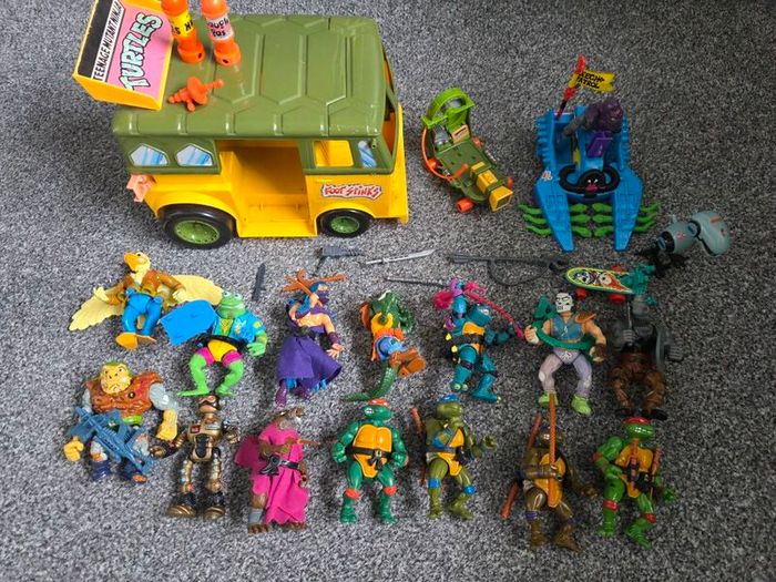 Teenage mutant teenage turtles 1980s vintage toys