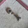 Pandora charm Eiffel Tower with gold heart very good condition hallmarked Image 4