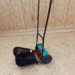 Hand push cylinder mower