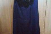 Ladies Navy beaded top