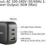 MINIX 66W Turbo 3-Port GaN Wall Charger 2 x USB-C Fast Charging Adapter, 1 x USB-A Quick Charge 3.0, Compatible with Laptop, iPad Pro, iPhone 14 Pro,Max XR XS X SE2 and More (NEO P1) - Boxed! Image 6