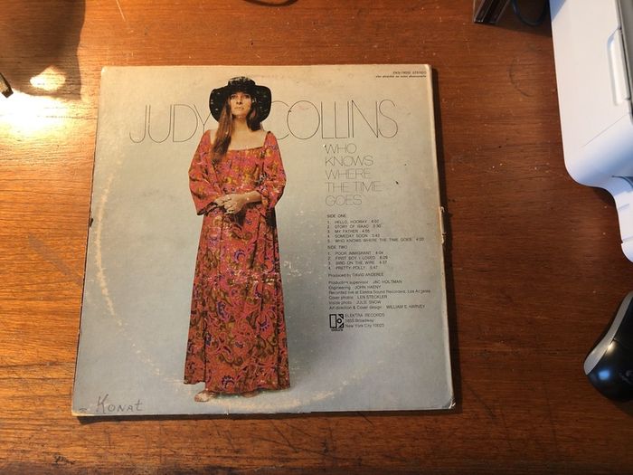 Judy Collins Who Knows Where The Time Goes