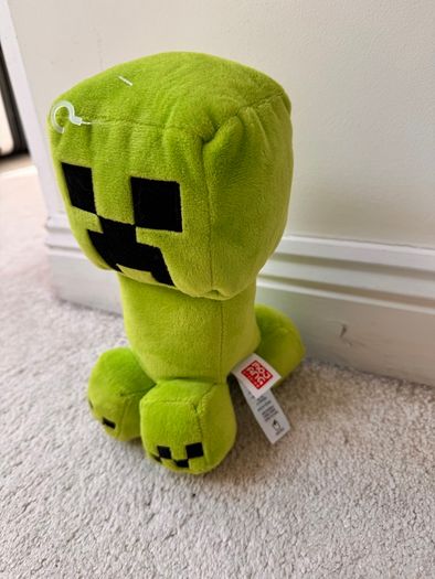 Mattel Minecraft Creeper Plush approx. 23 cm. Used 2023 Please see photos