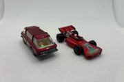 Vintage Matchbox  Super Fast No24 Team matchbox and No22 Freeman comuter