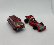 Vintage Matchbox  Super Fast No24 Team matchbox and No22 Freeman comuter