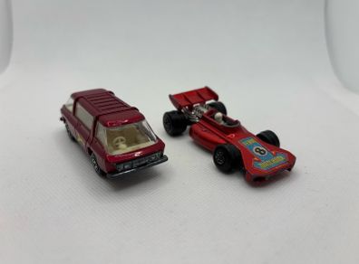 Vintage Matchbox  Super Fast No24 Team matchbox and No22 Freeman comuter