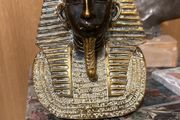 bronze Tutankhamun bust