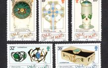 1989 Isle of Man 125th Birth Anniversary of Archibald Knox (Artist and Designer) Commemorative Stamps Mint Never Hinged (MNH)