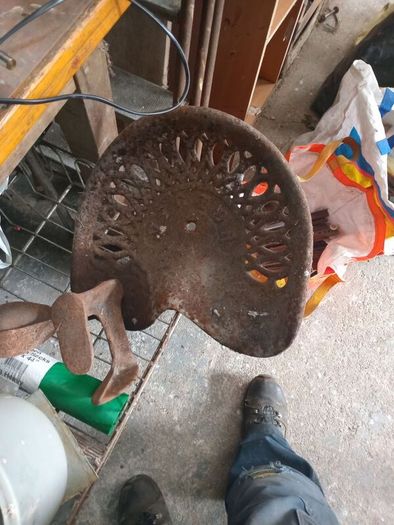 vintage tractor seat