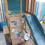 playhouse with swing and slide Image 5