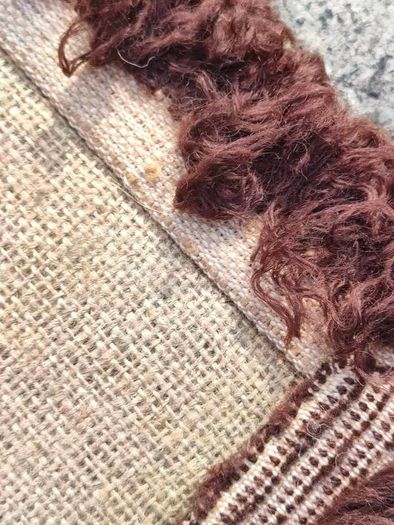 Vintage Walton high pile pure wool rug