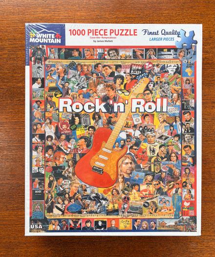 White Mountain Rock n Roll 1000 Piece Puzzle (New, Sealed)