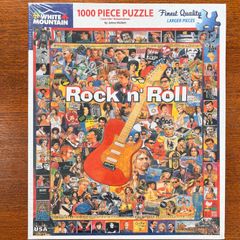 White Mountain Rock n Roll 1000 Piece Puzzle (New, Sealed)