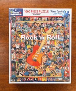 White Mountain Rock n Roll 1000 Piece Puzzle (New, Sealed)