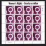2011 Ireland Women's Rights Commemorative Stamps Sheetlet Plate 1B1B1B1B Mint Never Hinged (MNH) Image 3