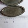 Vintage Hallmarked Extra Large Sterling Silver Decorative Oval Locket & Chain L-18" - 11,50g Image 8