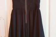 Black chiffon dress, Small size