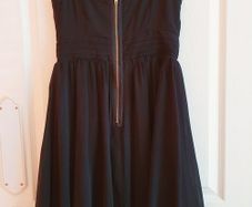 Black chiffon dress, Small size