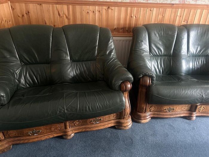 Leather sofa