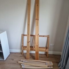 single bed frame pine