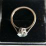 Vintage 9Ct Yellow Gold 375 Emerald  Ring size:P 2,18g Image 6