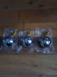 3x New Large Chrome Bike Bells