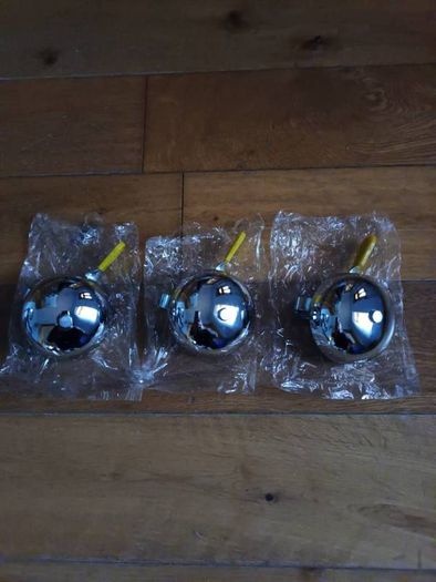3x New Large Chrome Bike Bells