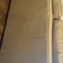 Cream leather sofa Image 4