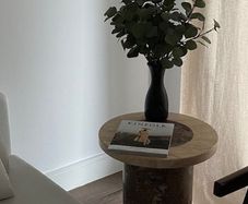 marble coffee table/side table