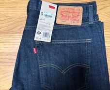 Levis 505 Dark Rinse Blue Size 34x30