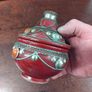Moroccan Ceramic and Brass Jar Image 2