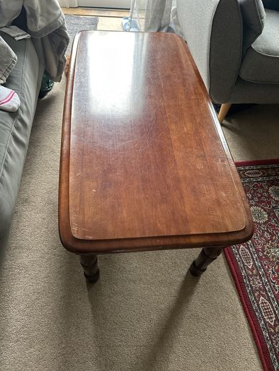 Mahogany coffee table