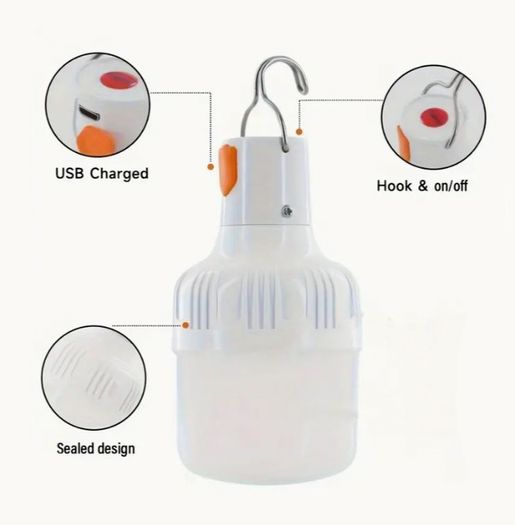 Rechargeable Usb, Camping Lamp (brand New).