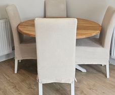 Neptune solid oak table & chairs