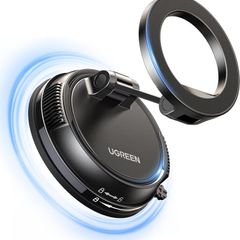 Magsafe Car Mount, 22xN55 and 80 LBS 2500gf Vacuum Magnetic Phone Holder with Adhesive Suction Cup, 360 Rotatable Car Phone Holder Compatible with iPhone 17 Pro Max Air 16 15 14 13 12