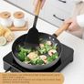 Silicone Kitchen Utensils 22 Pieces, Set of Utensils da Cucina per Pentole Antiaderenti, Heat and Non-Stick with Wooden Handle for Utensils BPA Free (Black) Image 5