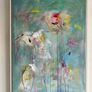 Framed Original Abstract Painting Dublin  Original Art Gift Image 9