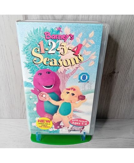 Barney 1,2,3,4 Seasons Vhs - Rare Vintage 1996