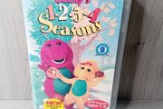 Barney 1,2,3,4 Seasons Vhs - Rare Vintage 1996
