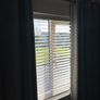 Grey Blackout Curtains & Pole Image 4
