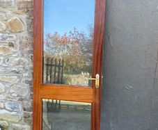 Hardwood Glass Door