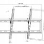 TV Wall Mount Bracket Tilt 37" - 70" TV Image 2