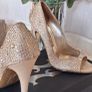Gina Peep Toe High Heels Image 2