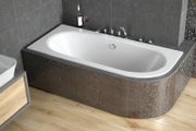 Avita Slim Left asymmetric bathtub170x75cm