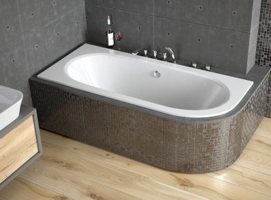 Avita Slim Left asymmetric bathtub170x75cm