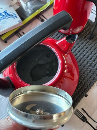 Kettle and coffee pot